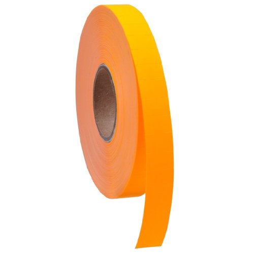 MONARCH Fluorescent Orange Labels to fit Monarch 1110 Pricers. 16 Rolls with 1 Free Ink Roller. - Image 4