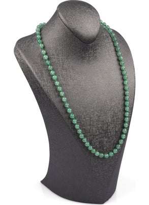 Güneş Avm Gunes Avm Aventurine Natural Stone 6 mm Knotted Necklace  - Image 1