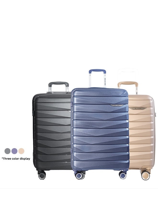 NEWCOM Polypropylene Suitcase, 4 Spinner Wheels, Lightweight Hard Shell | Shock Resistant | Durable PP Material | TSA Lock | Fashion Design |  Warranty | NEWCOM - Image 2