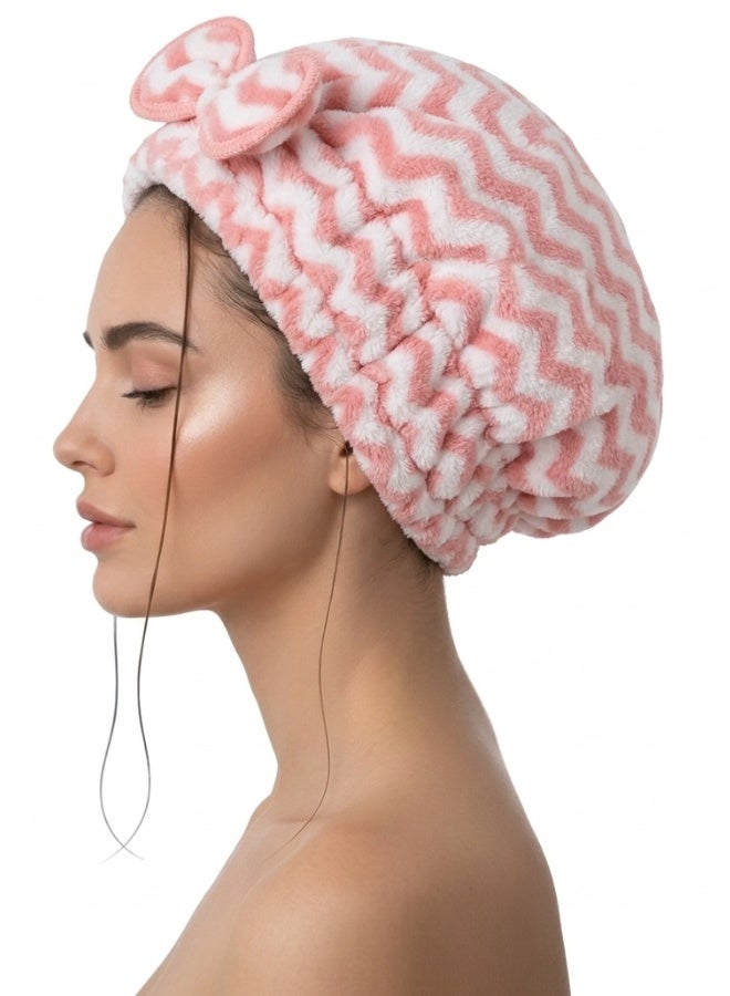 Luxury Microfiber Hair Wrapper – Quick Dry Hair Towel Turban for Women & Girls – Soft Hair Drying Cap for Styling and Sleep – Gentle & Protective Hair Wrap for Frizz-Free, Smooth Hair – Durable, Lightweight, and Fashionable Design - Image 1