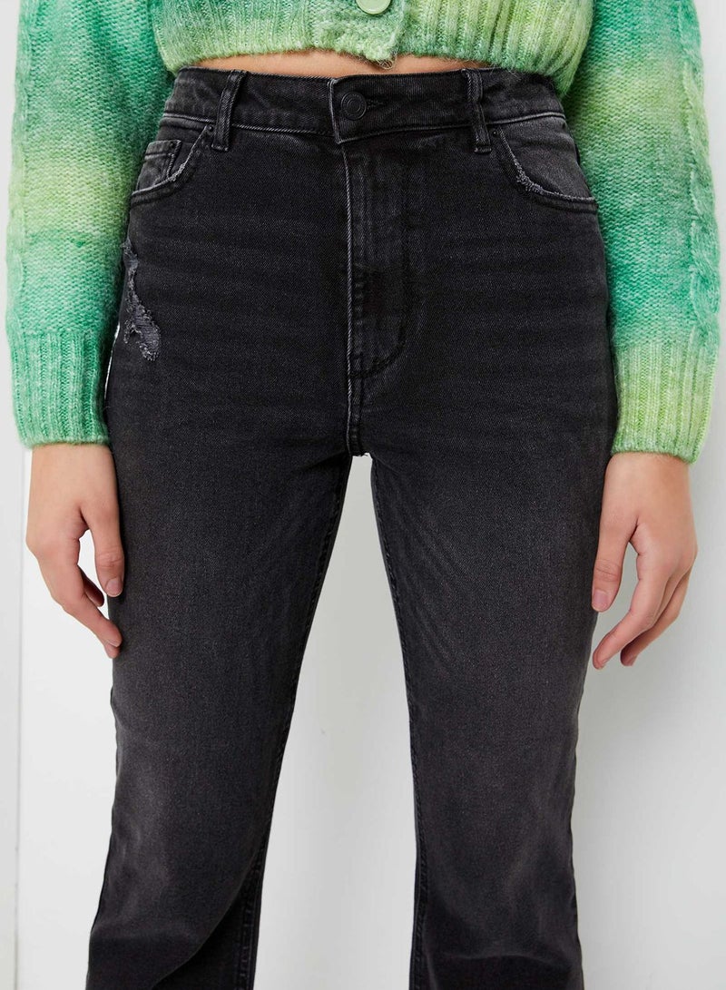 Ardene High Waist Flare Jeans - Image 3