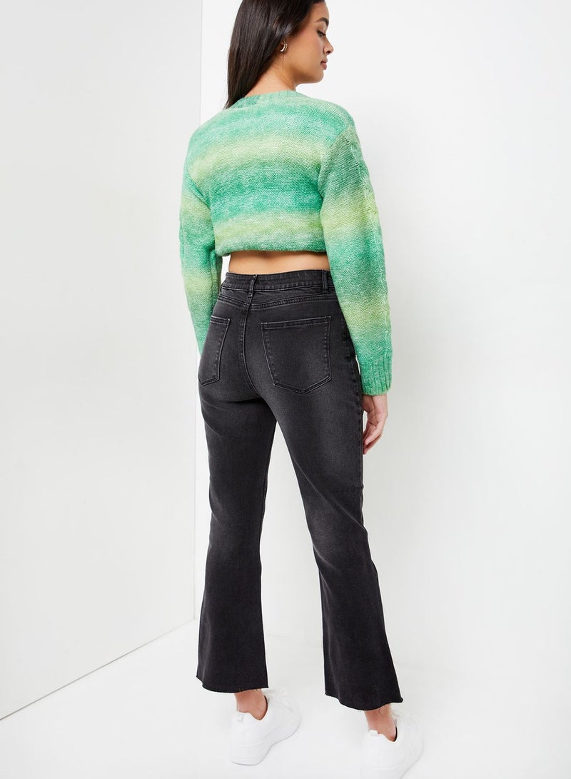 Ardene High Waist Flare Jeans - Image 2