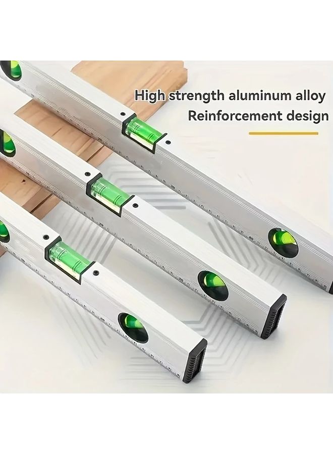 Solid Cast Aluminum Strong Magnetic Level Adjustable Ruler for DIY Construction - Image 2