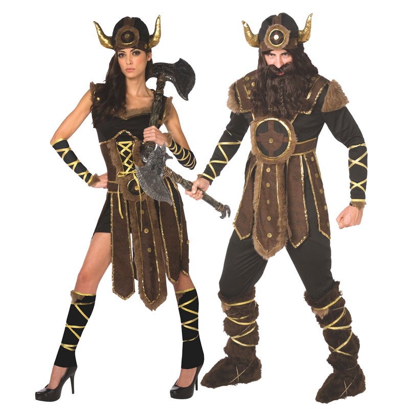 Morph Viking Costume for Women, Viking Warrior Outfit, Nordic Battle Dress, Historical Role Play Attire, Large - Image 4