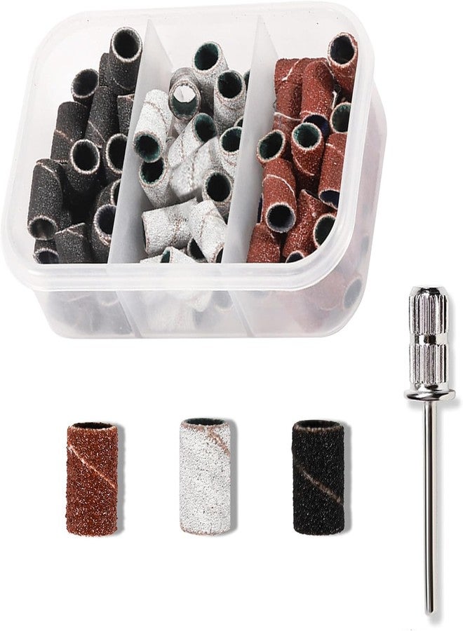 نيل ويند مجموعة NAILWIND من 75 قطعة من أشرطة صنفرة رؤوس مثاقب الأظافر، بدرجات خشونة ومتوسطة وناعمة، تتضمن رأس مثقاب بقطر 3/32 بوصة، مناسبة لأظافر الأكريليك، والمانيكير الجل، والباديكير، وصالونات تجميل الأظافر. - Image 1