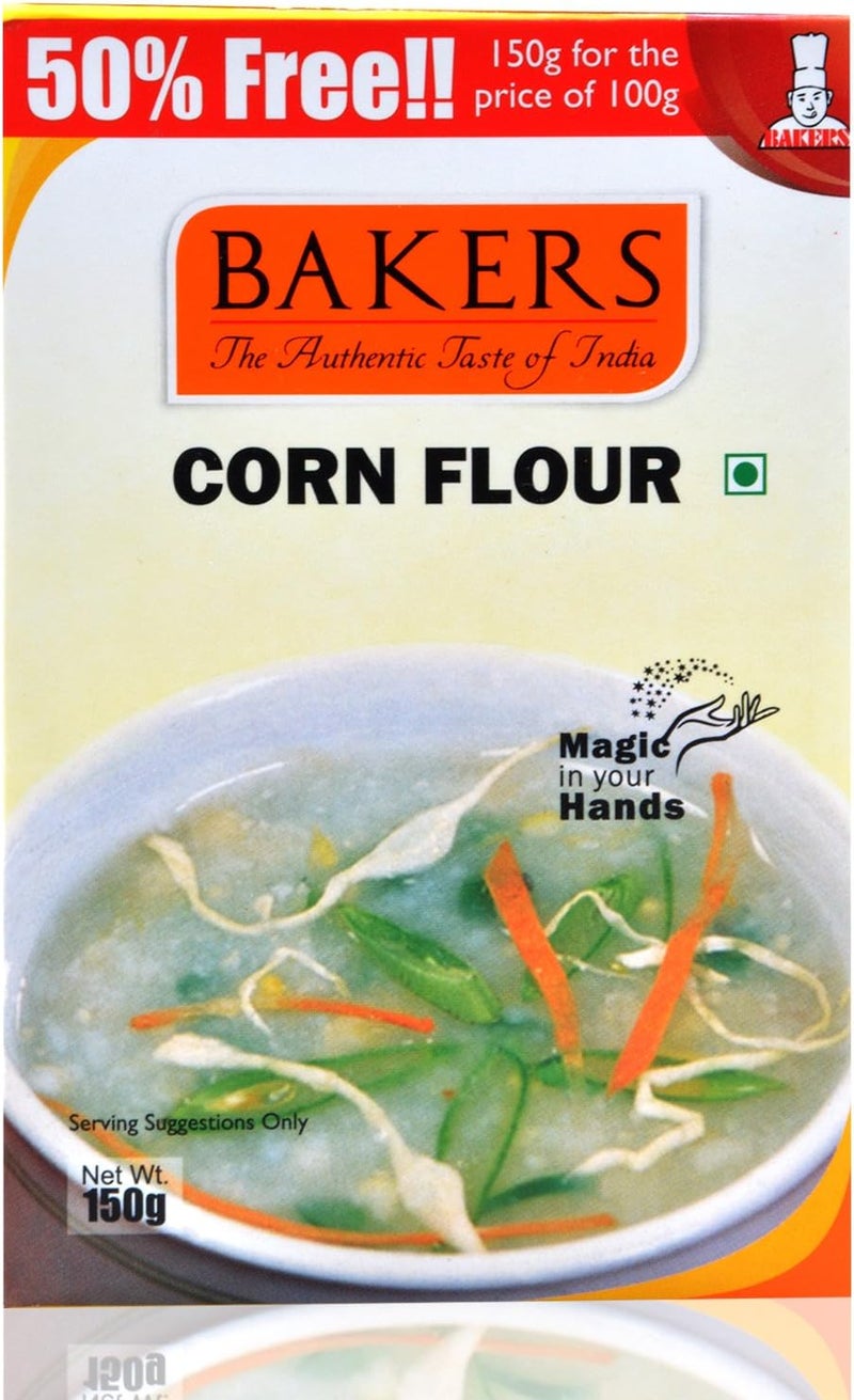 Bakers Corn Flour 150g - Pack of 5 - Image 1