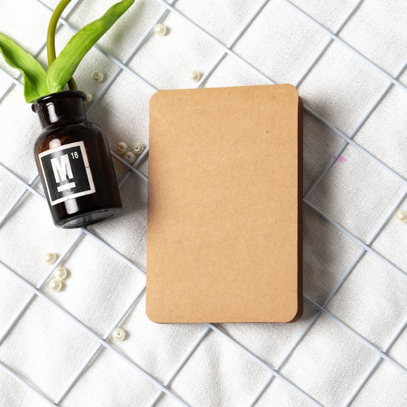 Christmas Retro Pure Color Blank Card Kraft Paper Greeting Card Stationery Simple Literary Small Fresh Ins Holiday Birthday - Image 1