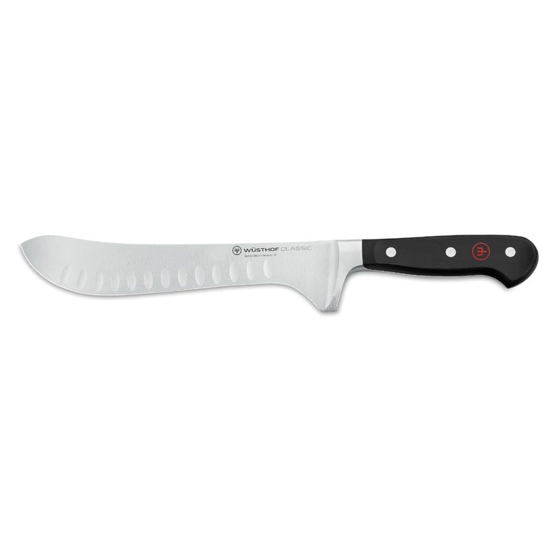 Wsthof Classic 8"" Hollow Edge Artisan Butcher Knife  Black - Image 1