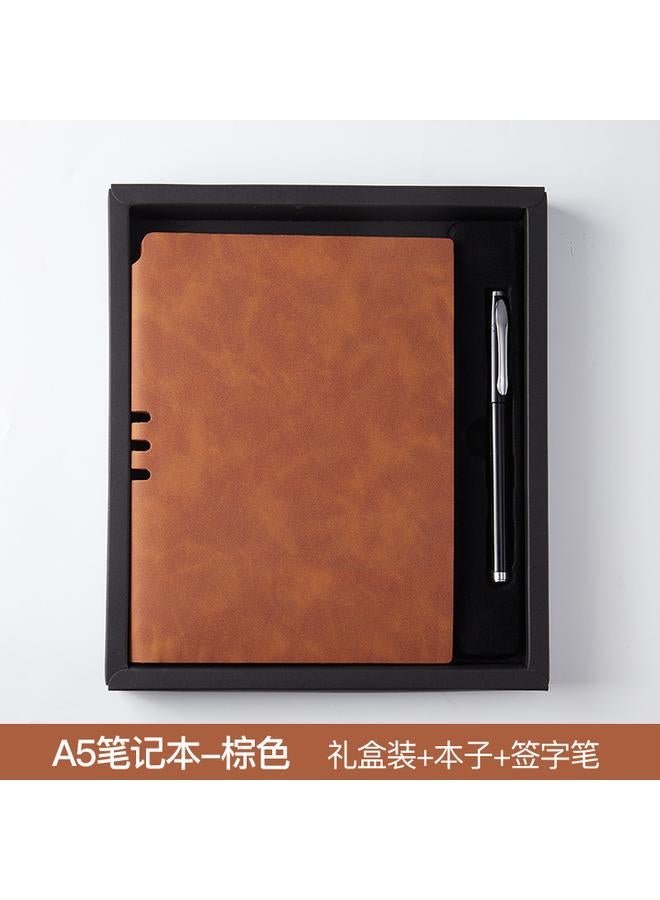 Bluejw A5 Notebook Loose-leaf Simple Easy To Split Notepad Gift Box Suit Hand Ledger Customized Notebook B5 Thick Notebook - Image 1