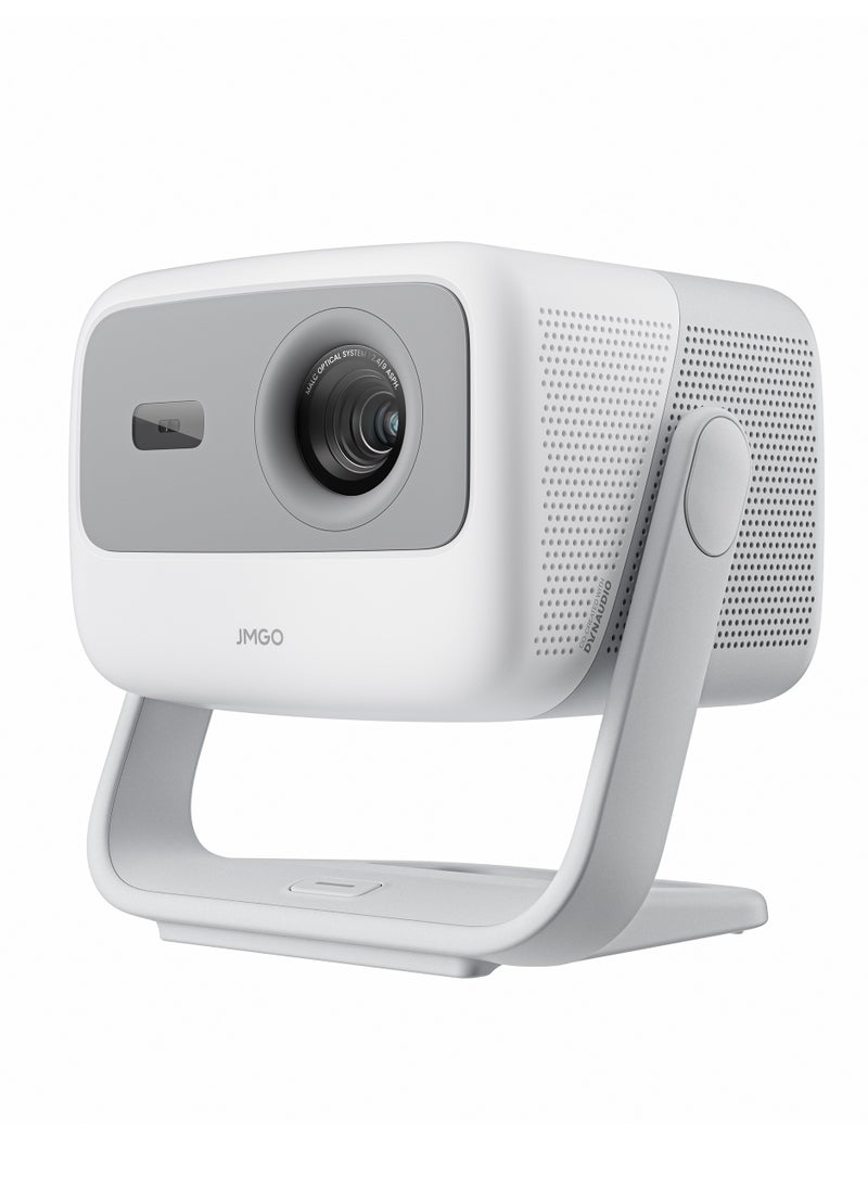 جمجو جهاز اسقاط JMGO N1 المحمول بدقة 1080P FHD، يدعم 4K، شاشة MALC™ ثلاثية الليزر 3D للسينما المنزلية في الهواء الطلق، تصحيح تلقائي للصور مع الجيمبال، 800 لومن، مكبرات صوت Dynaudio بقوة 2x5W، يعمل بنظام Android TV 11 - Image 1