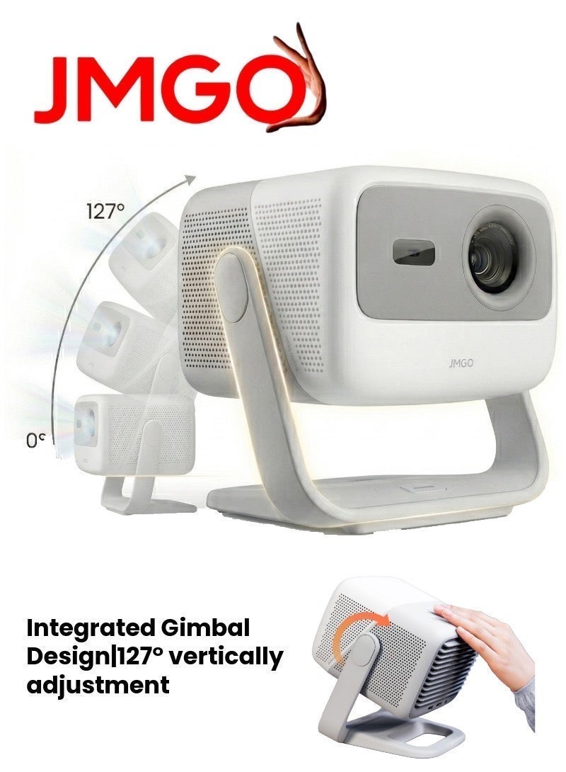 JMGO N1 Triple Laser Smart Projector, 800 CVIA (1800 ANSI Lumens), FHD, 4K HDR10 Support, Android TV 11, Blu Ray 3D, Dolby Audio, Dynaudio Speakers, 240Hz Gaming, Wi Fi 6, Bluetooth 5.0, Smart Eye Protection - Image 3