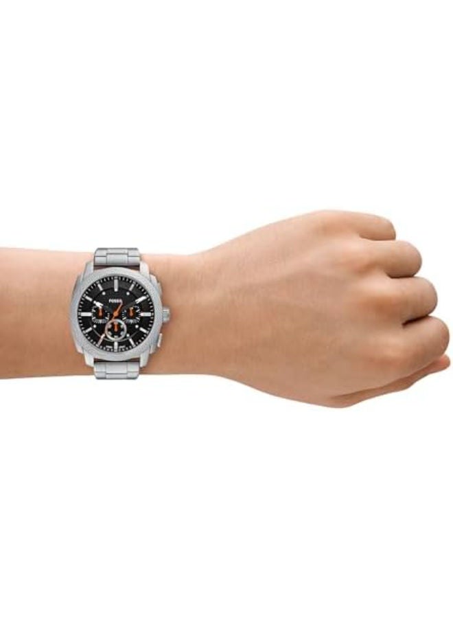 FOSSIL Men Stainless Steel Chronograph Wrist Watch FS6095 - Image 4