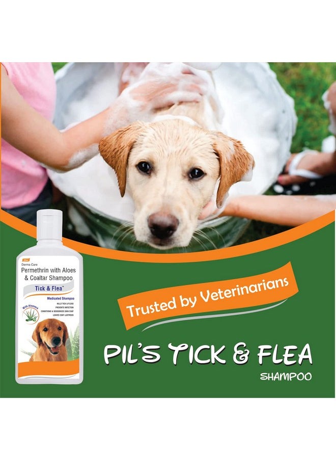 PIL Tick & Flea Dog Shampoo 1000Ml | Ditch To Itch Dog Shampoo For Pomeranian, Puppy, Rottweiler Adult, German Shepherd, Labrador And Golden Retriever | Medicated Pet Shampoo For Dogs  - Image 5