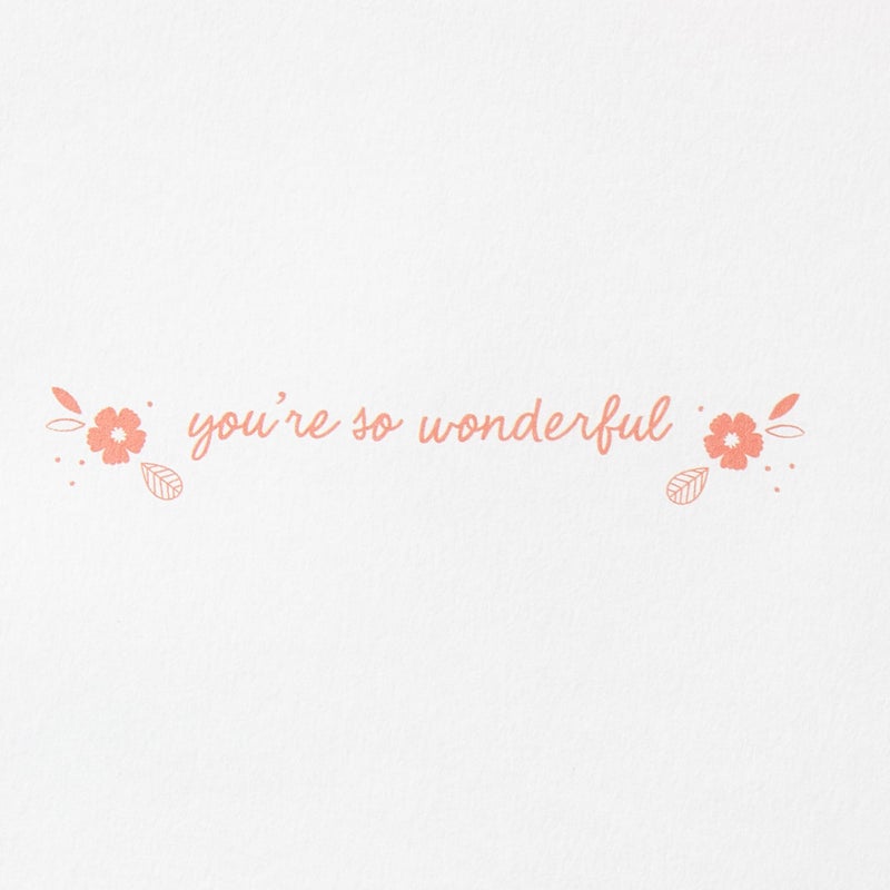 Papyrus Thank You Card (You're so Wonderful) - Image 3