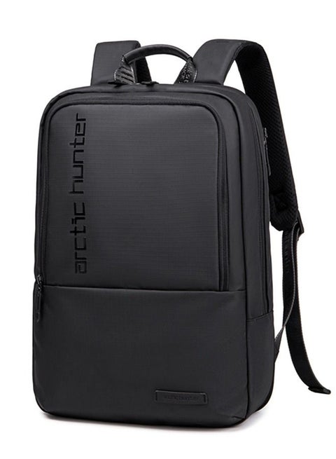 B00529 15.6-Inch Laptop Casual Multi-Function Oxford Waterproof Backpack Bag - Black