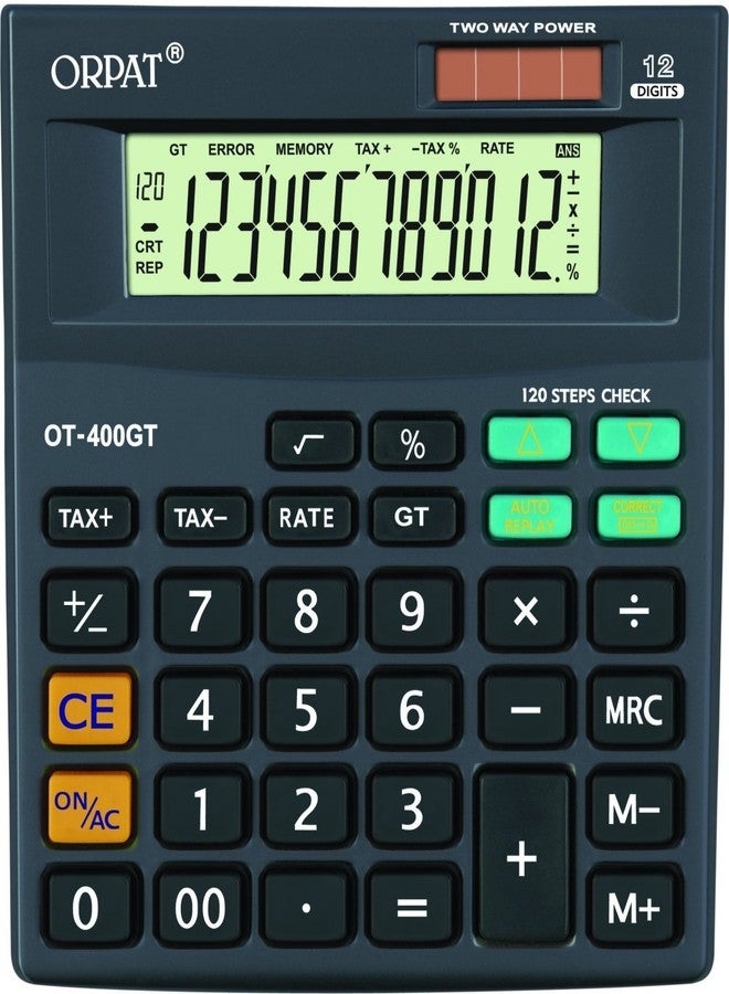 Orpat OT 400T/400GT Two Way Power Calculator (White and Grey) - Image 2