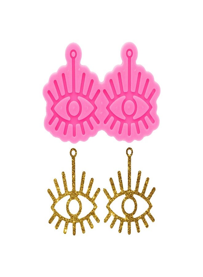 Angel Wings Super Glossy Large Eyes Necklace Mold Resin Silicone Keychain Molds DIY Epoxy Resin Mould Decoration for Oversize Women Earring Jewelry Making Fashion Resin Earring Molds Craft - Image 1