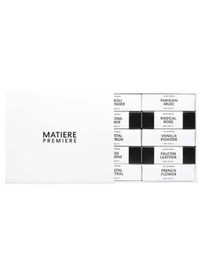 ماتيري بريميير مجموعة عينات MATIERE PREMIERE 10x1.5 مل (مع مسحوق الفانيليا) - Image 1