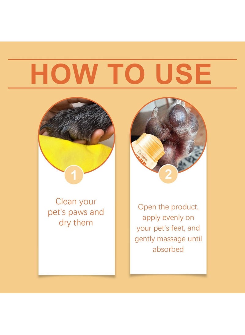 Green Tiger Balm for Dog Paws | Moisturizing Cream Paw Pad Balm, Paw Pad Moisturizer Nose Cream, Dog Foot Balm, Dog Pad Balm Lick Safe, Paw Soother for Dry Cracked Dog Paws - Image 3