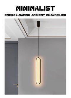 LOOPITYS （Cold white light）Bedside chandelier light luxury modern simple  room bedroom lamp minimalist long line creative living room background,pendant light  - Image 4