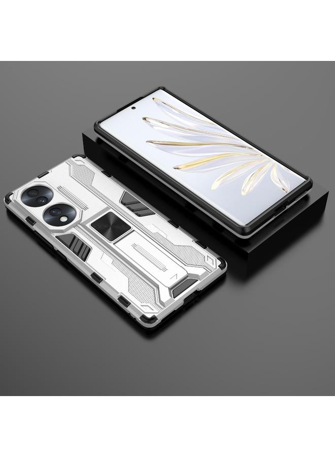 زبون جراب لهاتف Honor 70 5G Supersonic PC + جراب هاتف واقي مقاوم للصدمات من مادة TPU - Image 2