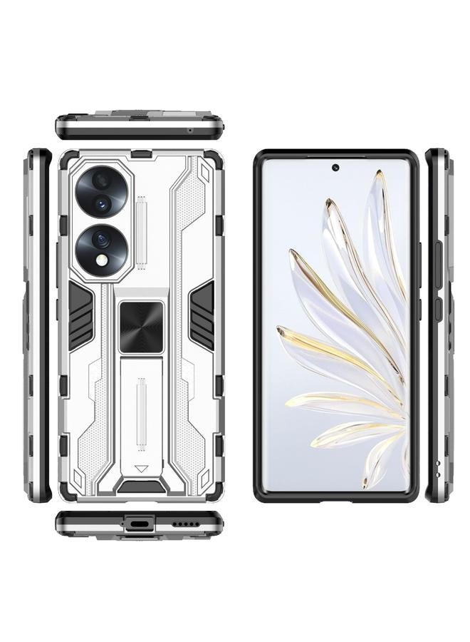 زبون جراب لهاتف Honor 70 5G Supersonic PC + جراب هاتف واقي مقاوم للصدمات من مادة TPU - Image 5