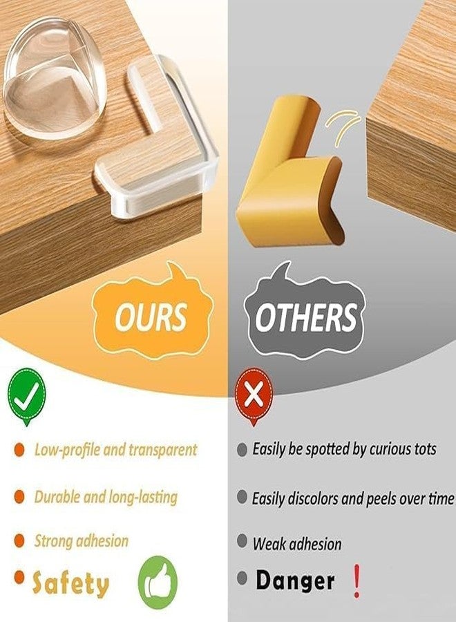 KASHTKAPI Silicone Corner Protectors | Baby Proofing Edge & Corner Guards for Sharp Edges, Table, Bed & Furniture | Child Safety Cushion for Baby Proofing (4 Corner) - Image 4