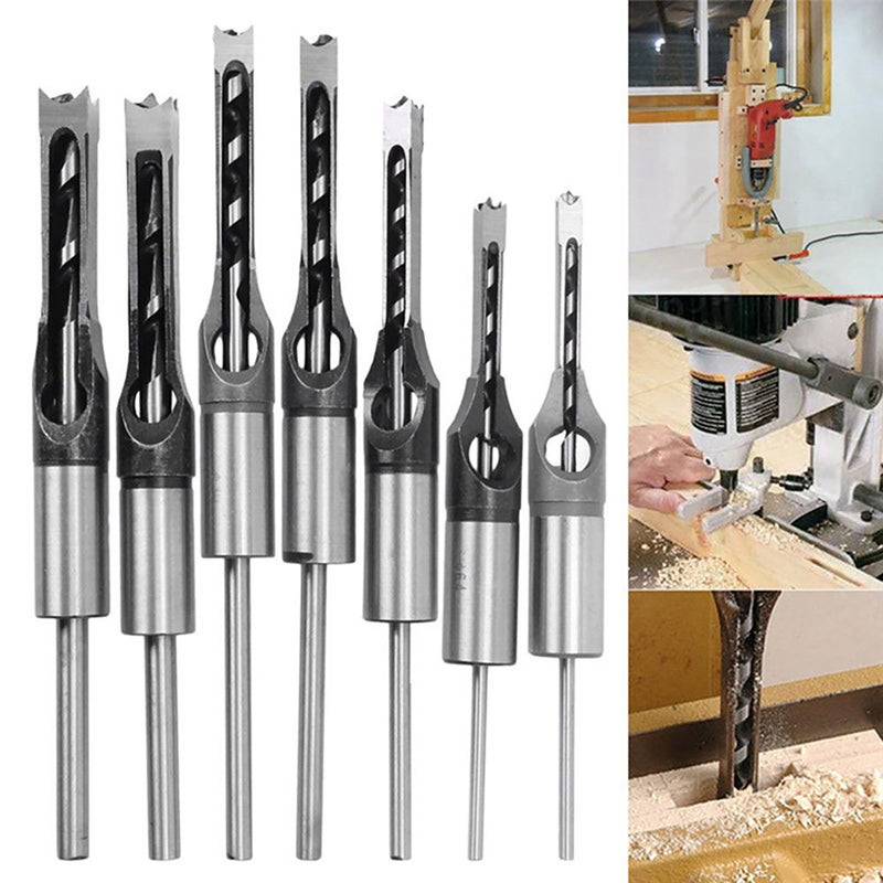 12.7mm Square Hole Drill Hole Reaming Square Auger Square Eyes Mortising Chisel DIY Woodworking Tool - Image 3
