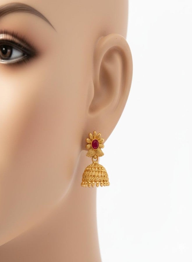 قلادة مانجالسوترا فاتي طويلة تقليدية مطلية بالذهب من AAIKU Maharashtrian مصقولة بدقة للنساء والفتيات (30 بوصة - خطان) - Image 4