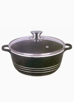 DESSINI Dessini Granite Casserole Cooking Pot 24Cm- Pfoa Free Oven Safe-Multi Layer Non Stock Coating-Dishwasher Safe 