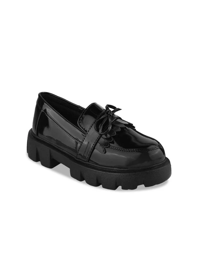 شوتوبيا Shoetopia Girls Bow Detail Heeled Lightweight Loafers
