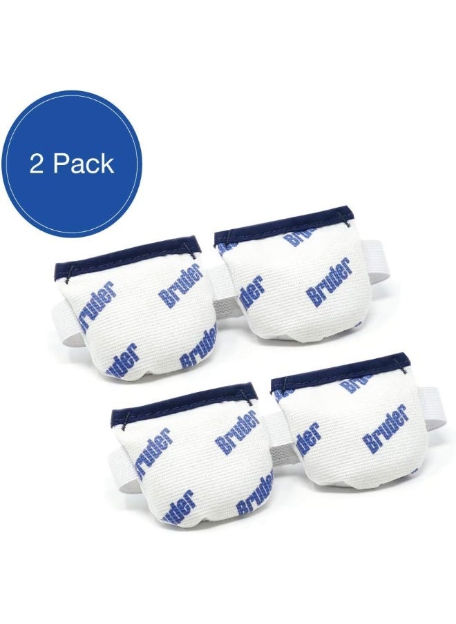 Bruder Moist Heat Eye Compress, Microwave Activated, Eye Mask, Reusable, Washable, And Non-Allergenic, Fast Acting And Effective Relief For Dry Eye And Other Eye Irritation |(Pack Of 2)  - Image 2