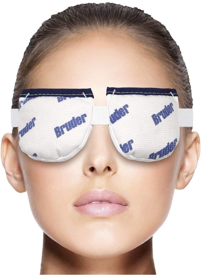 Bruder Moist Heat Eye Compress, Microwave Activated, Eye Mask, Reusable, Washable, And Non-Allergenic, Fast Acting And Effective Relief For Dry Eye And Other Eye Irritation |(Pack Of 2)  - Image 3