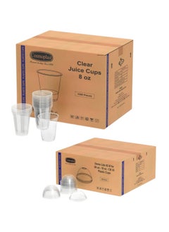 Cosmoplast clear juice cups 8 oz with dome lid 1000 pieces - pzsku/Z9E178A47AF29089797B9Z/45/_/1736009320/429c37b4-ad7a-4342-b67c-558ed40ad491