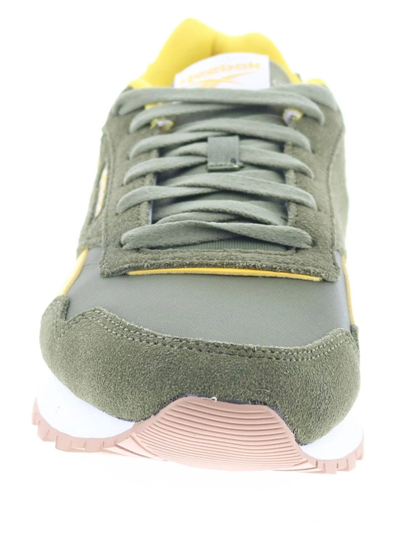 Reebok Glide in Green Yellow Suede for Men - Image 4