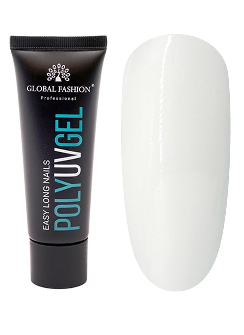 GLOBAL FASHION Global Fashion Poly UV Gel: Long-Lasting, Durable, and Easy-to-Use Nail Enhancements | (08)  - Image 1