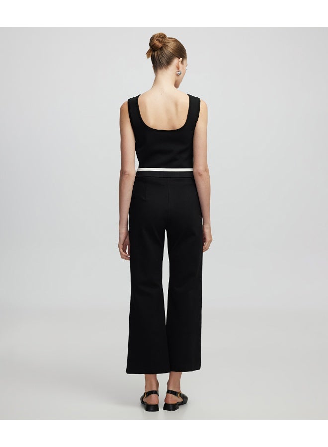 Ipekyol Contrast Waist Culotte Trousers - Image 3