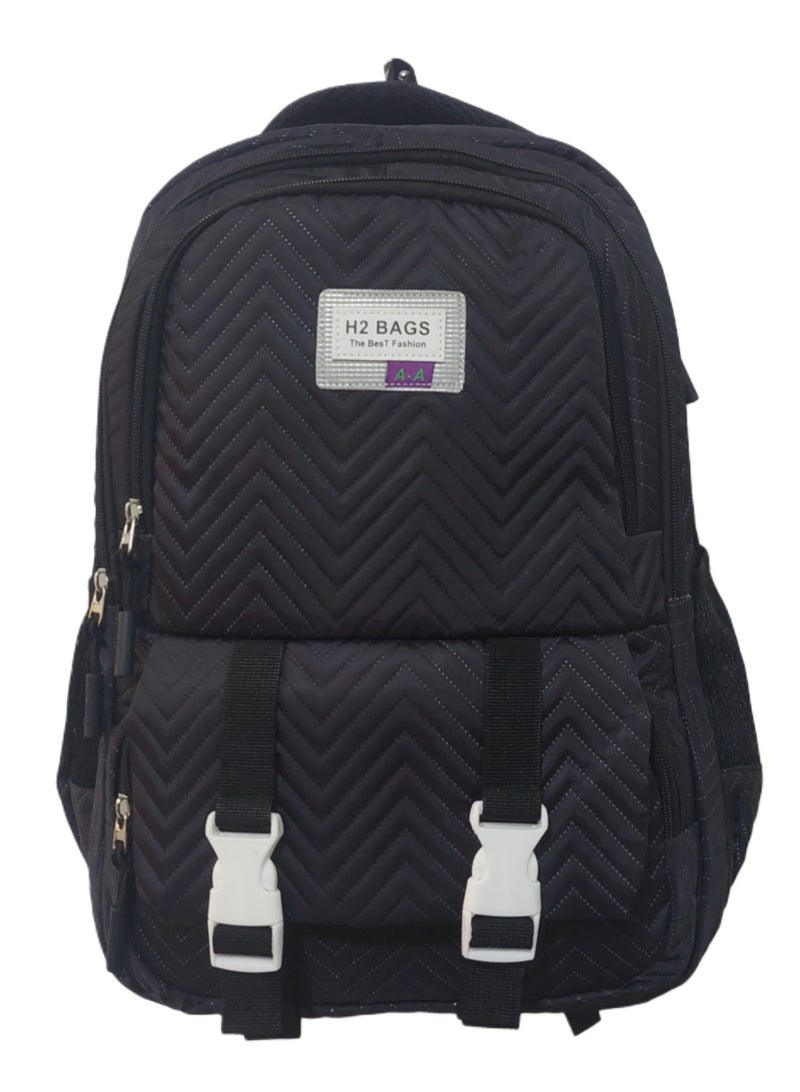 أتش2 شنطة مدرسة كبيرة تريندي ضهر للأطفال - Image 3