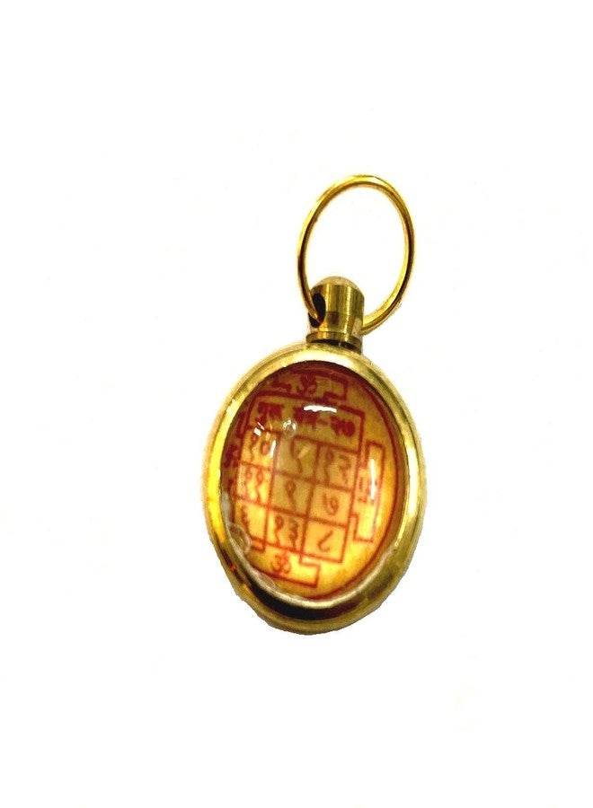 numeroastro Shri Guru Yantra Pendant In Ashtadhatu For Men & Women (1 Pc) - Image 2