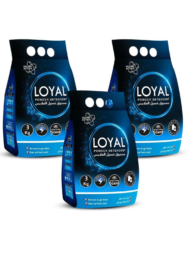 loyal Laundry Detergent  3x3kg
