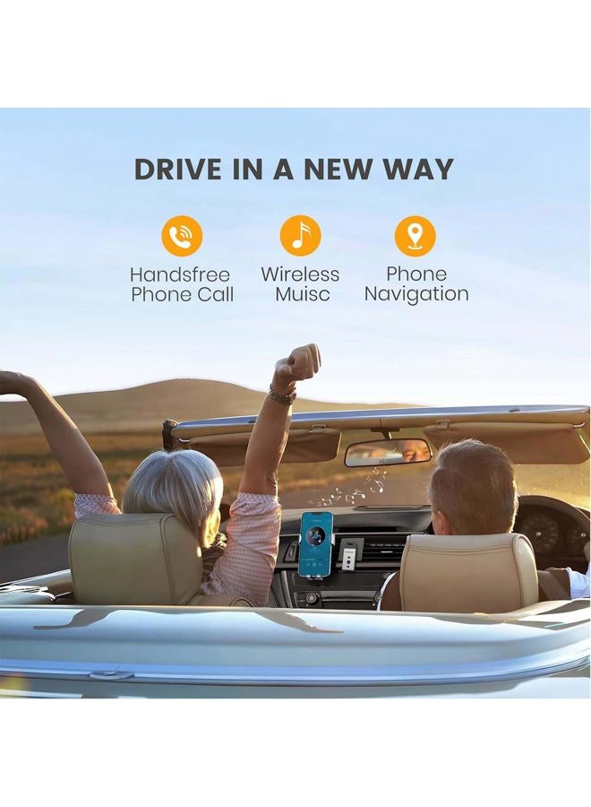 MaedHawk Bluetooth Aux Adapter for Car, Aux to Bluetooth 5.2 Audio Receiver for Car Home Stereo Speaker Headphone, Rotatable 3.5mm Wireless Aux Bluetooth Car Adapter, Handsfree Calls, A2DP - Image 2