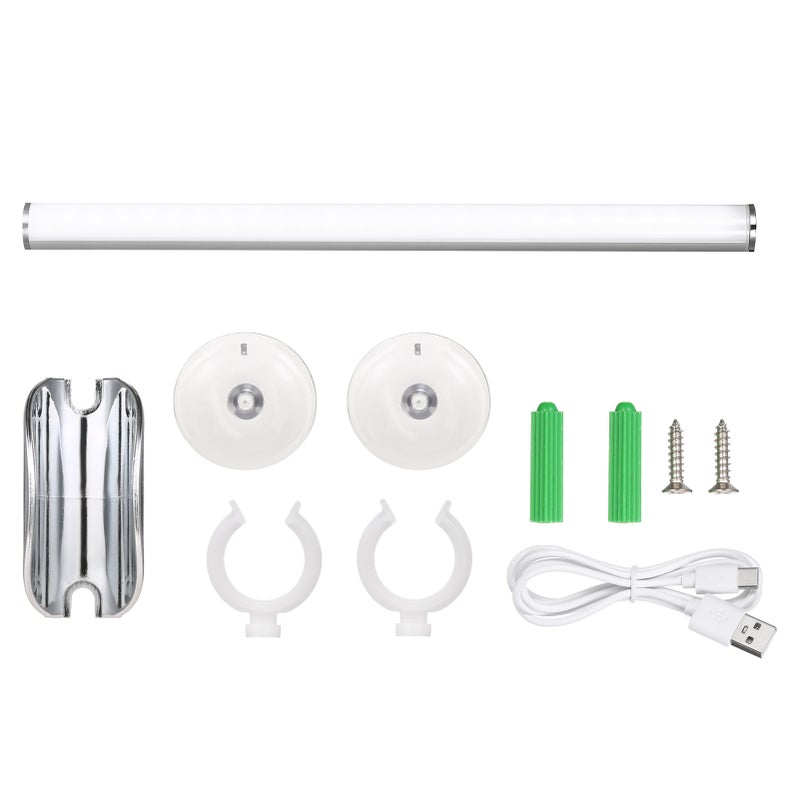 LED Vanity Lights Cabinet Light Mirror Lamp Stepless Dimmable Touch Control Cordless Makeup Light for Mirror Type-C Rechargeable - Image 3