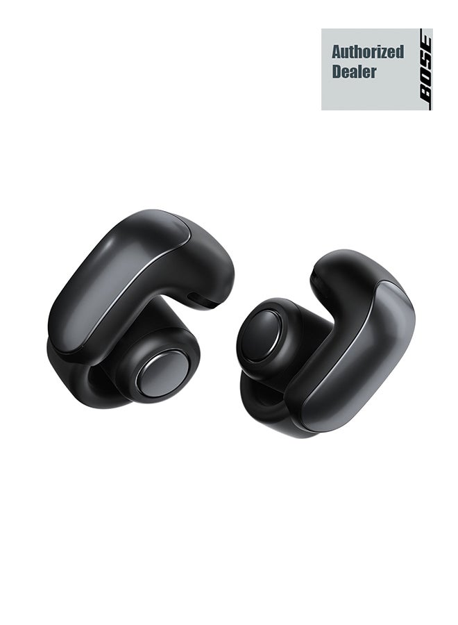 BOSE Ultra Open Earbuds with OpenAudio Technology, Open Ear Wireless Earbuds, Up to 48 Hours of Battery Life Black - Image 1