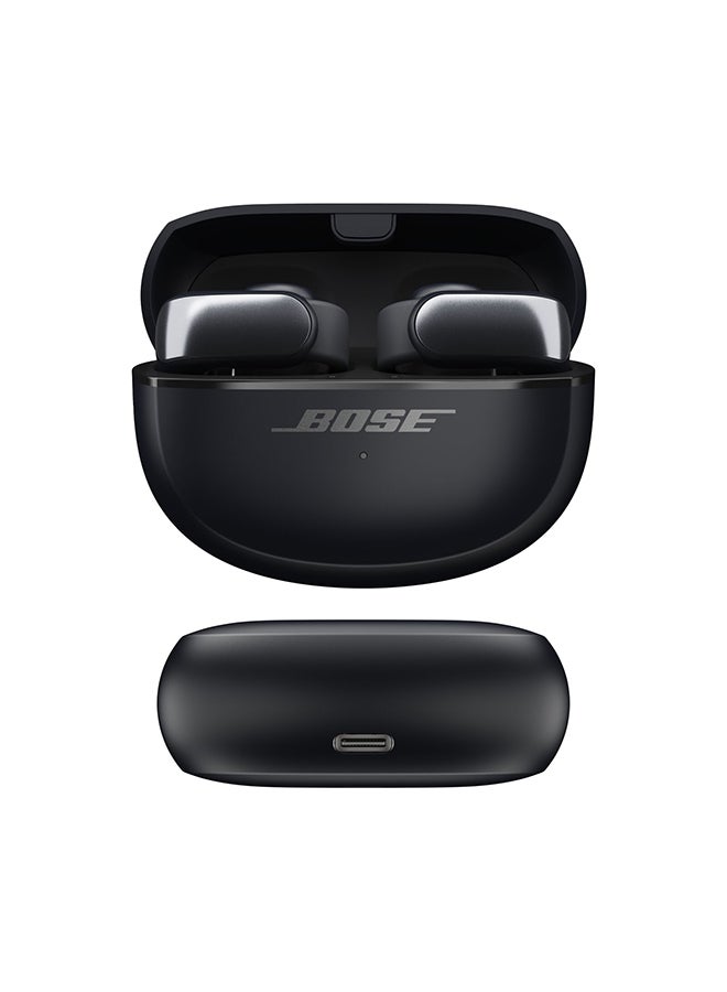 BOSE Ultra Open Earbuds with OpenAudio Technology, Open Ear Wireless Earbuds, Up to 48 Hours of Battery Life Black - Image 2