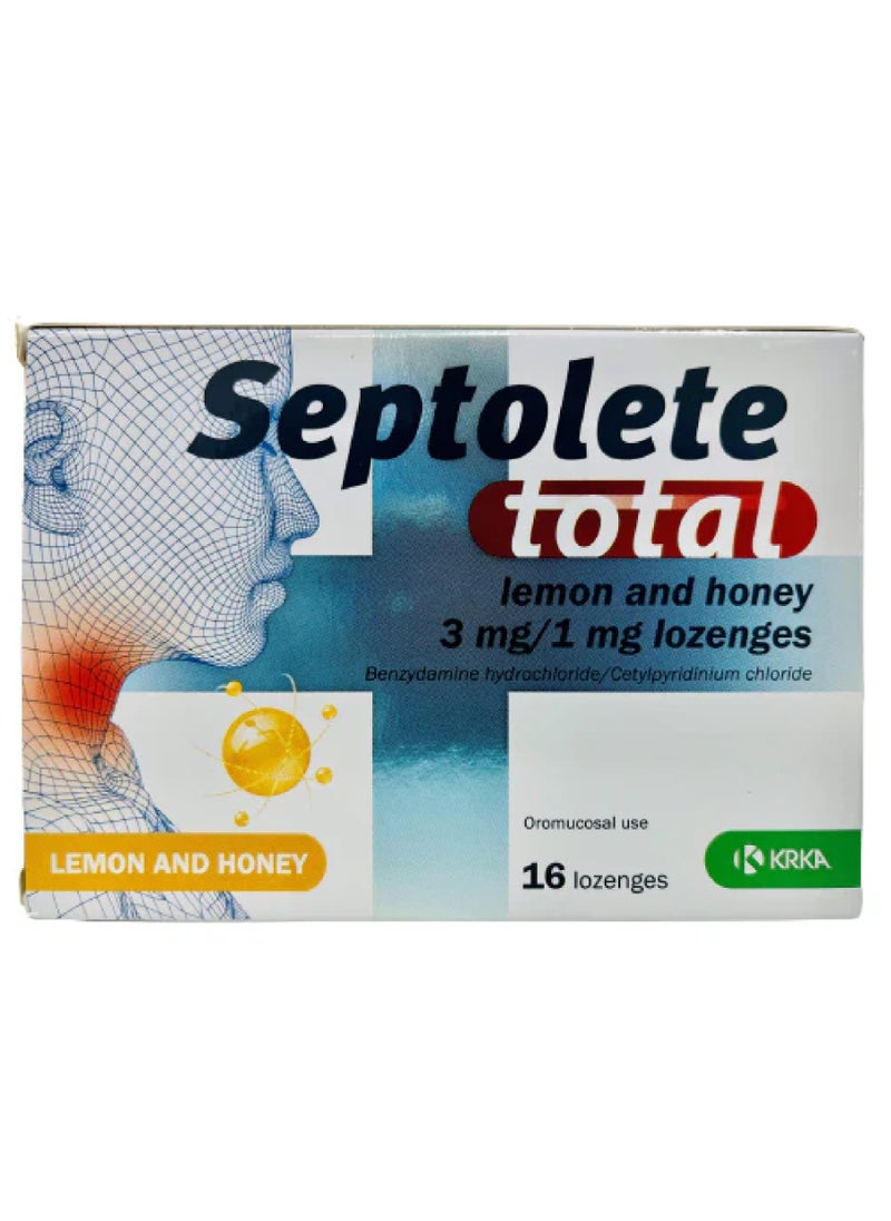 SEPTOLETE SEPTOLETE TOTAL LEMON&HONEY 16'S 