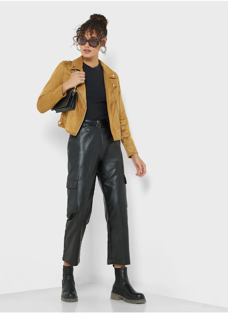 VERO MODA Zip Pocket Detailed Jacket