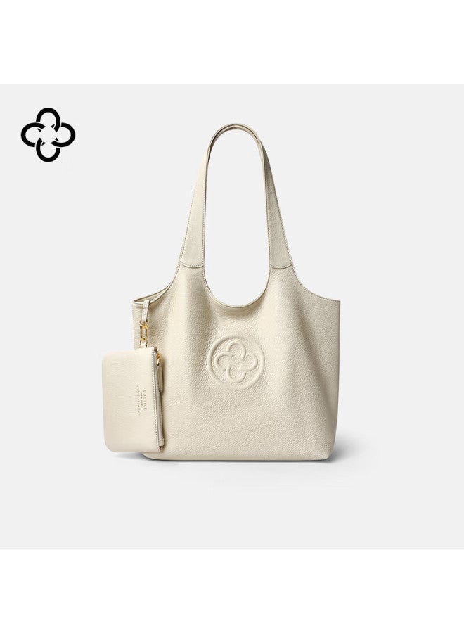 Cassile Summer Light Luxury Large Capacity Soft Shoulder Bag, Deer Skin Leather, Women's Tote Bag, Birthday And New Year Gift, Same Style As Cartier - Image 5