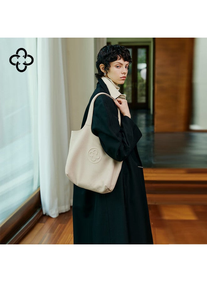 Cassile Summer Light Luxury Large Capacity Soft Shoulder Bag, Deer Skin Leather, Women's Tote Bag, Birthday And New Year Gift, Same Style As Cartier - Image 3