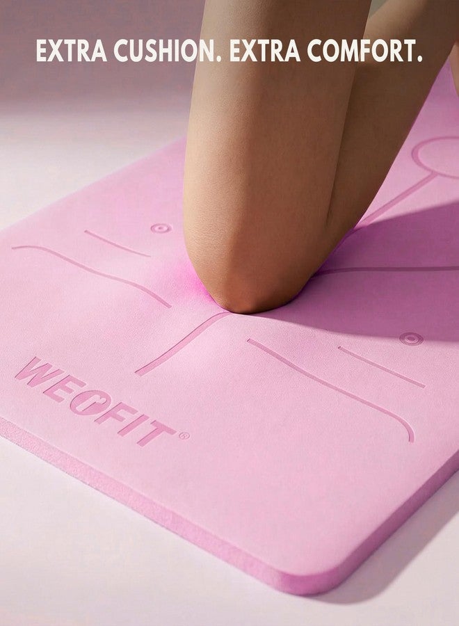 WErFIT Yoga Mat with Body Alignment Lines for Men and Woman - Anti-Slip, Eco-Friendly TPE Exercise Mat with Carry Bag - High-Density Cushioning & Sweat Resistant for Yoga, Pilates & Floor Workouts - Image 5