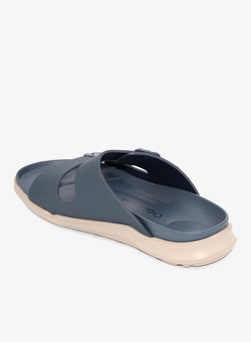 Geoomnii Kalder1 Traditional Arabic Sandals for Men – Comfortable Leather Slip-On Design – Perfect for Everyday Wear & Occasions -Navy